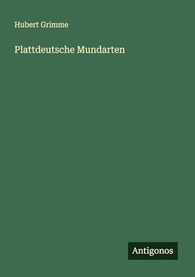 Plattdeutsche Mundarten