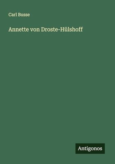 Annette von Droste-Hülshoff