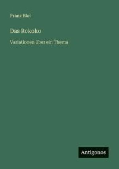 Das Rokoko