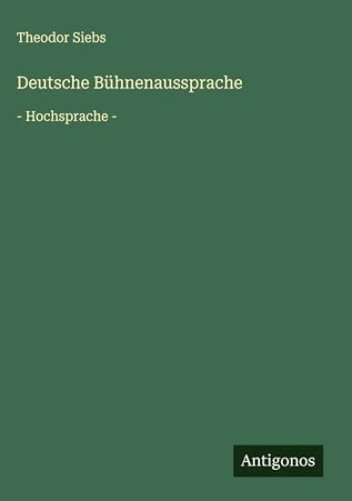 Deutsche Bühnenaussprache