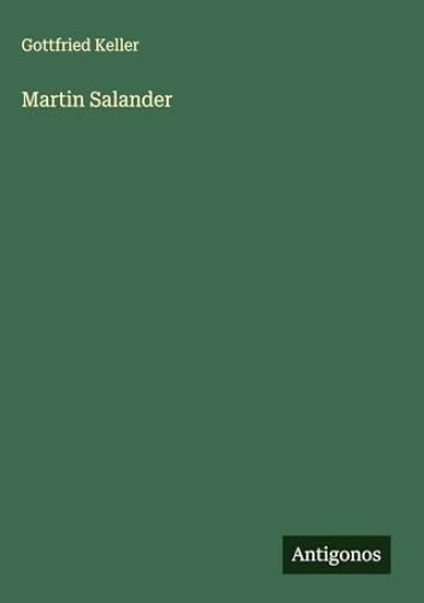 Kansikuva: Martin Salander