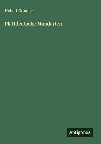 Plattdeutsche Mundarten