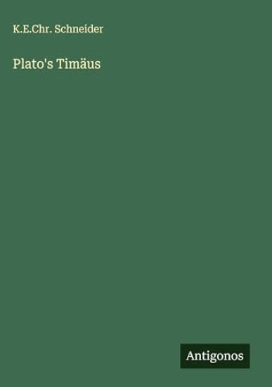 Plato's Timäus