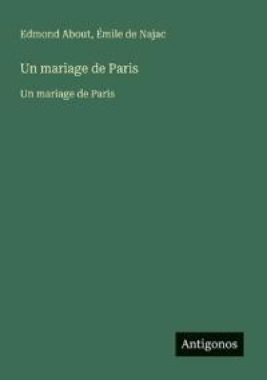 Un mariage de Paris