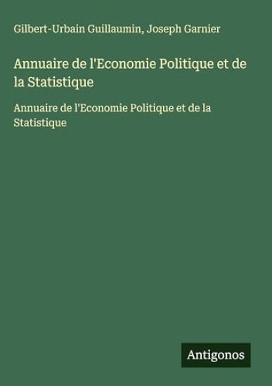 Annuaire de l'Economie Politique et de la Statistique