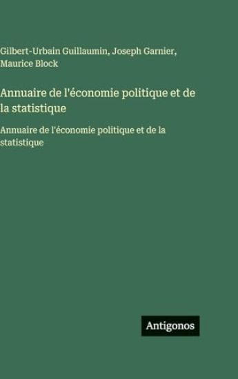 Annuaire de l'économie politique et de la statistique