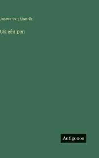 Uit één pen