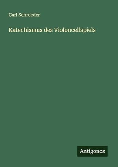 Katechismus des Violoncellspiels