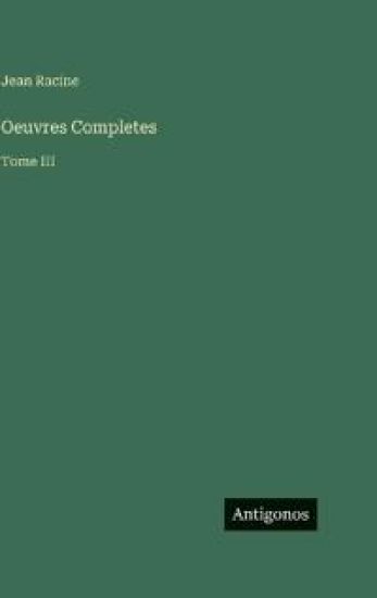 Oeuvres Completes