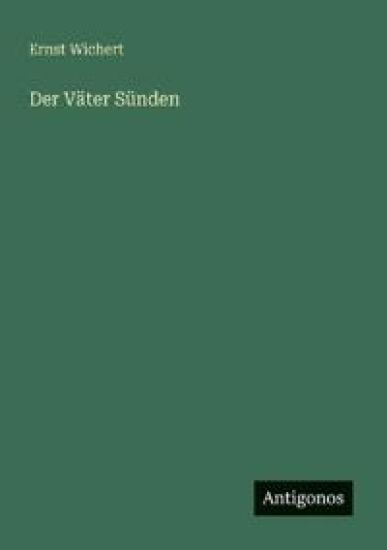 Der Väter Sünden