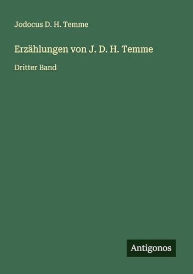 Erzählungen von J. D. H. Temme