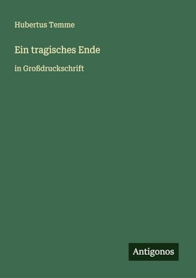 Ein tragisches Ende