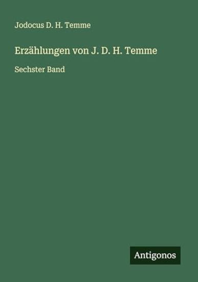 Erzählungen von J. D. H. Temme