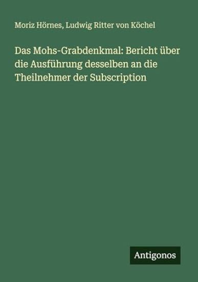 Das Mohs-Grabdenkmal