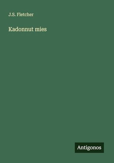 Kansikuva: Kadonnut mies