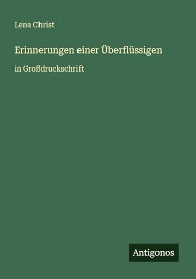 Erinnerungen einer Überflüssigen