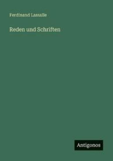 Reden und Schriften