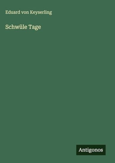 Schwüle Tage