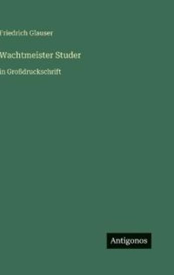 Wachtmeister Studer