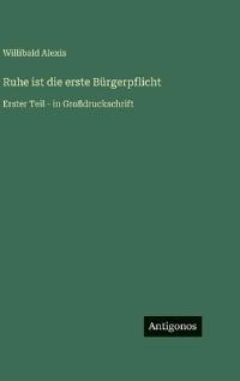 Ruhe ist die erste Bürgerpflicht