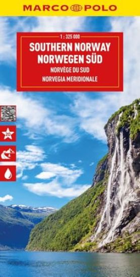 MARCO POLO Reisekarte Norwegen Süd 1:325.000