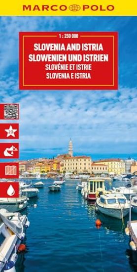 Slovenia and Istria Marco Polo Map