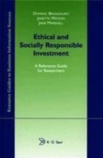 Ethical and Socially Responsible Investment