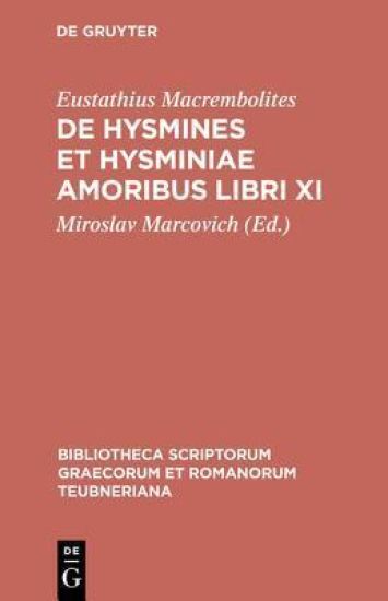 De Hysmines Et Hysminiae Amor CB