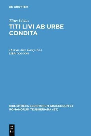 AB Urbe Condita, Libri Xxi-Xx CB