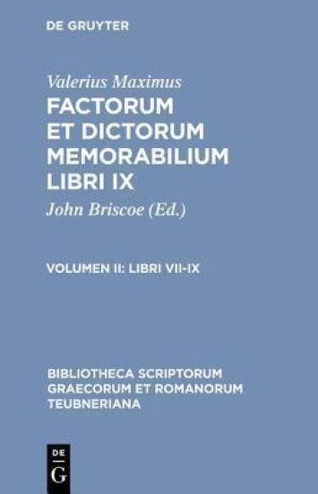 Factorum et Dictorum Memorabilium, vol. II