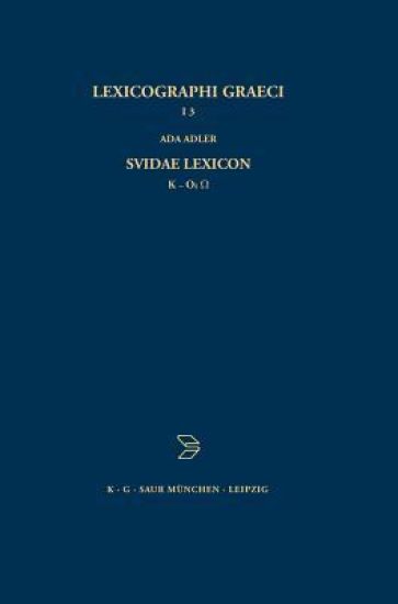 Lexicographi Graeci: Vol. I: CB
