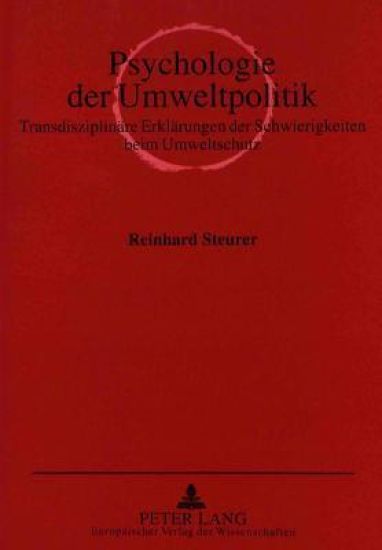 Psychologie Der Umweltpolitik