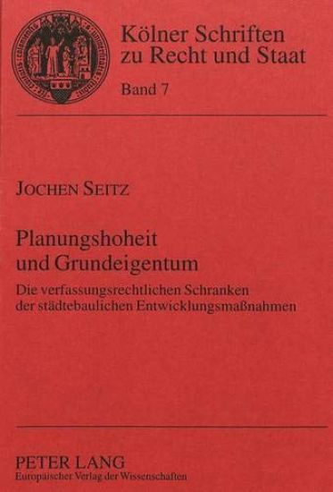 Planungshoheit Und Grundeigentum