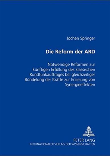 Die Reform Der Ard