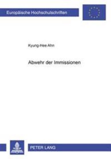 Abwehr Der Immissionen