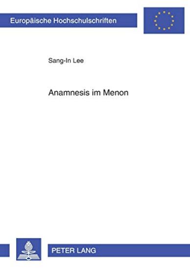 Anamnesis im Menon