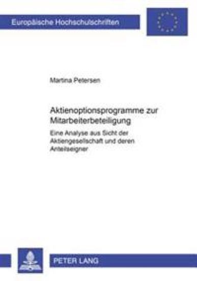 Aktienoptionsprogramme Zur Mitarbeiterbeteiligung