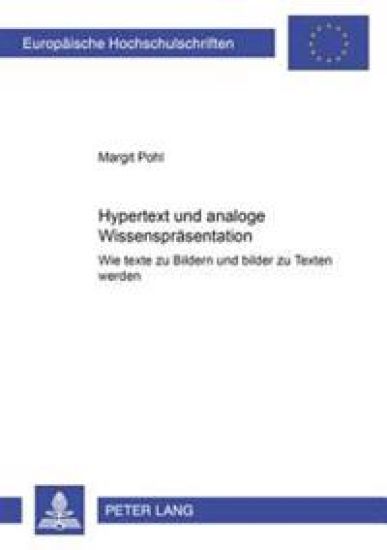Hypertext Und Analoge Wissensrepraesentation
