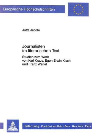 Journalisten Im Literarischen Text