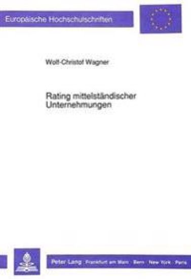 Rating Mittelstaendischer Unternehmungen