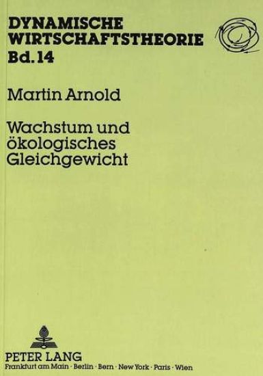 Wachstum Und Oekologisches Gleichgewicht