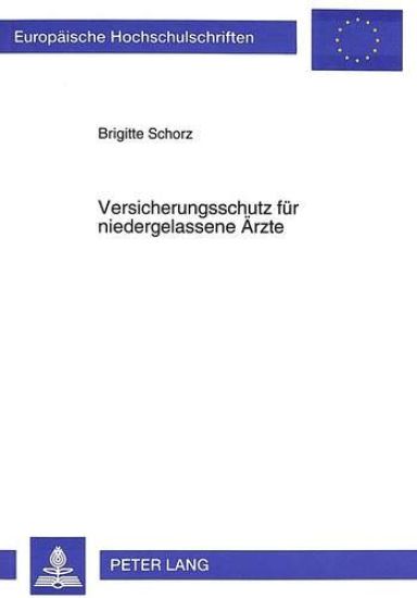 Versicherungsschutz Fuer Niedergelassene Aerzte