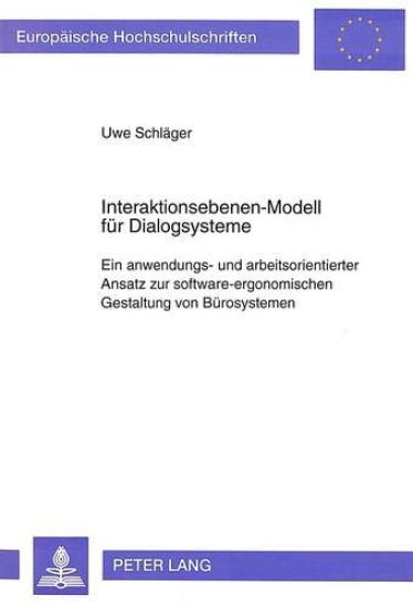 Interaktionsebenen-Modell Fuer Dialogsysteme
