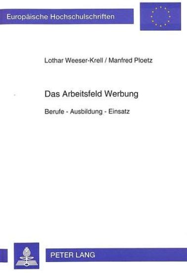 Das Arbeitsfeld Werbung