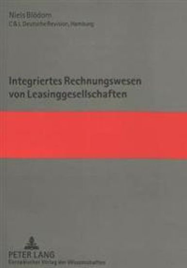 Integriertes Rechnungswesen Von Leasinggesellschaften