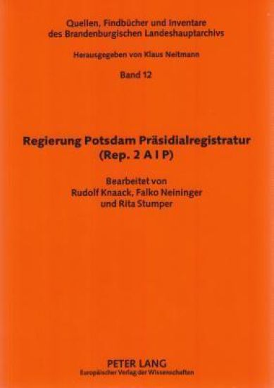 Regierung Potsdam Praesidialregistratur (Rep. 2 A I P)