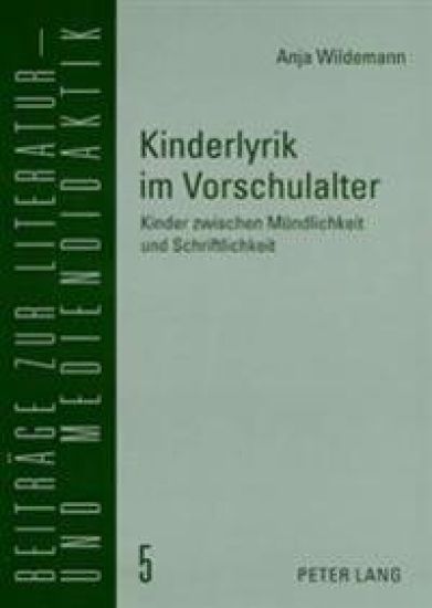 Kinderlyrik im Vorschulalter