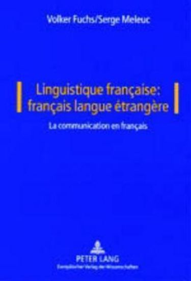 Linguistique Française: Français Langue Étrangère