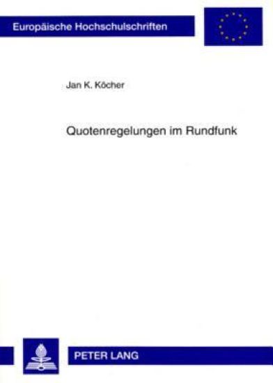 Quotenregelungen Im Rundfunk