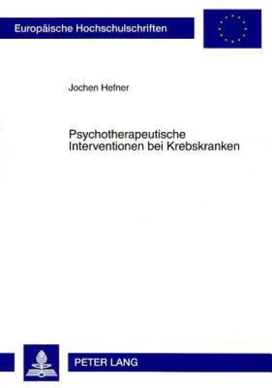 Psychotherapeutische Interventionen Bei Krebskranken